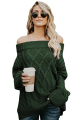 Off The Shoulder Winter Sweater