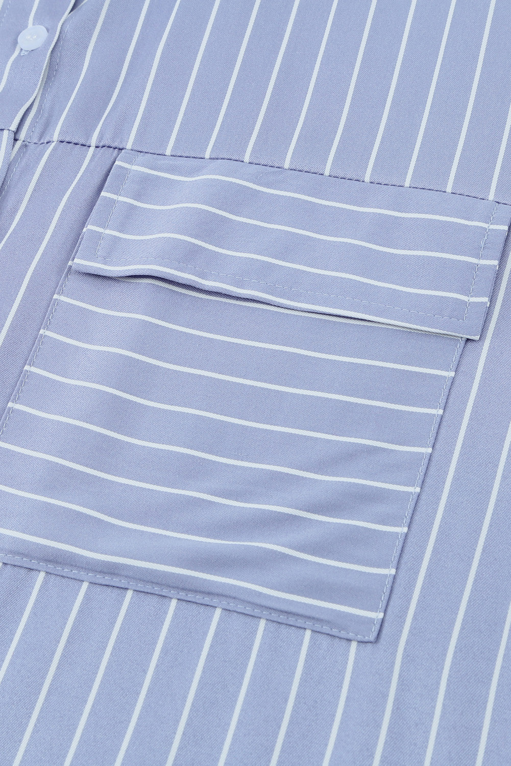 Striped Print Buttoned Shirt