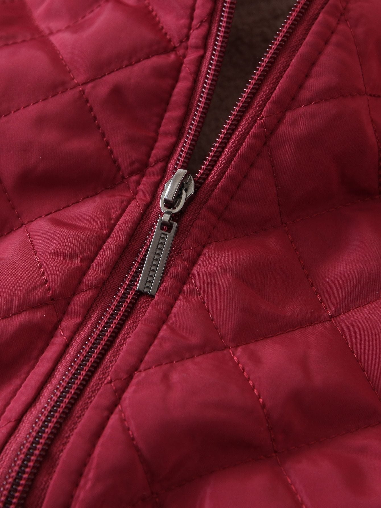 Teddy Lined Zip Up Padded Coat