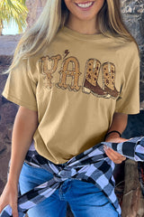 Western YALL Boots Graphic T-shirt