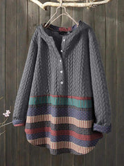 Women's Long-Sleeve Knit Sweater